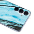 Aqua Blue Marble Ink Galaxy A55 5G Skin